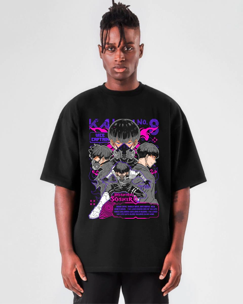 Remera oversized Soshiro Hoshina - 8kaijuu - Kaiju No. 8
