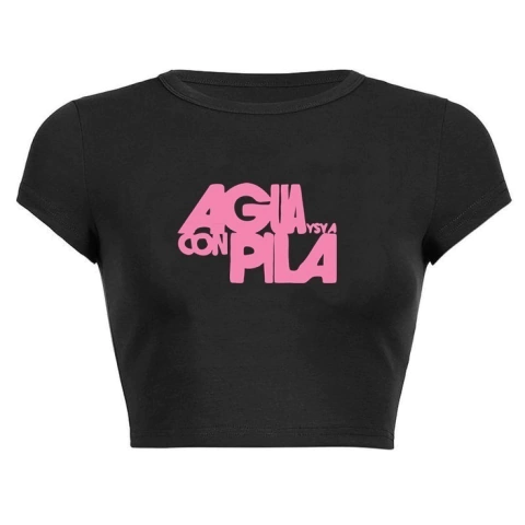 Remera corta Agua con pila - Ysy A