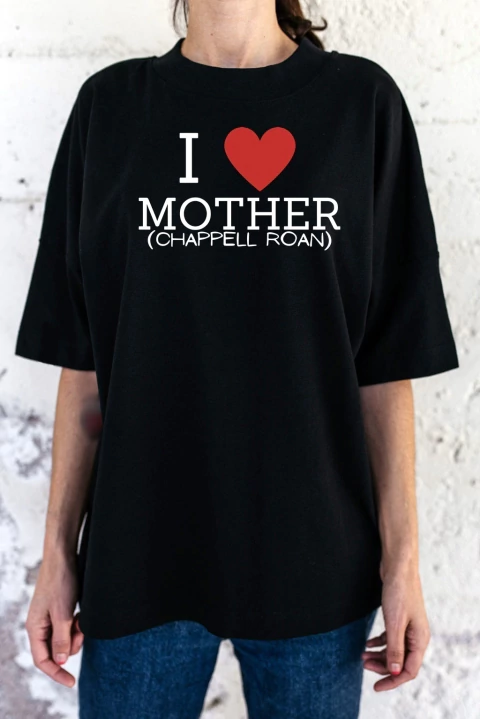 Remera oversized I love mother - chappell roan - comprar online