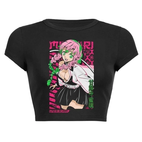 Remera baby tee Mitsuri Kanroji - Demon Slayer - comprar online