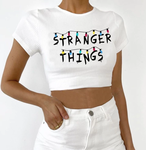 Remera baby tee Stranger things - comprar online