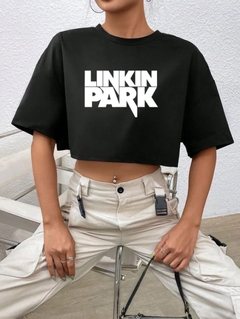 Remera pupera oversize Linkin park