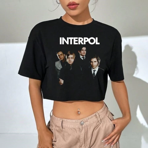 Remera pupera oversized Interpol