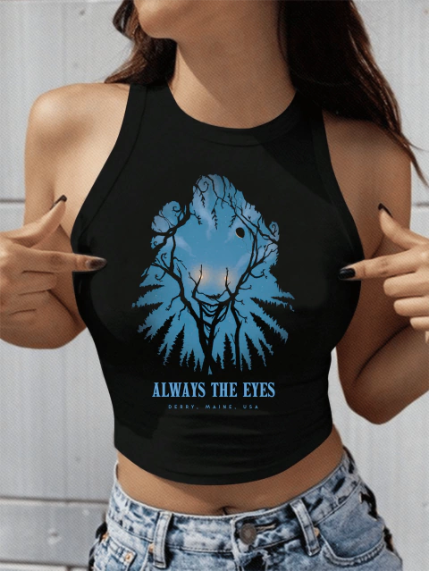 Top musculosa Always the eyes - IT - comprar online
