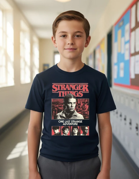 Remera unisex niños One last strange aventure - Stranger things - comprar online