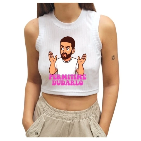 Top musculosa Permitime dudarlo - Martin cirio - la faraona - comprar online