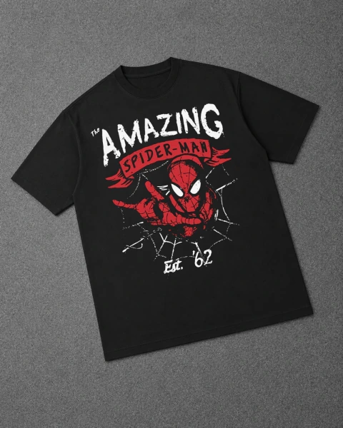 Remera oversized Spiderman