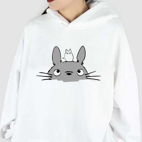 Buzo Totoro & chibi totoro - Mi vecino totoro (blanco)