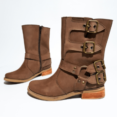 Bota de montar corta "BRATS" - Choco - comprar online