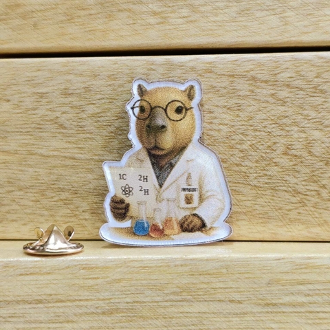 Pin Capibara Químico - comprar en línea