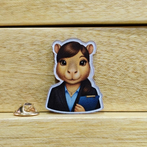 Pin Capibara Secretaria - comprar en línea