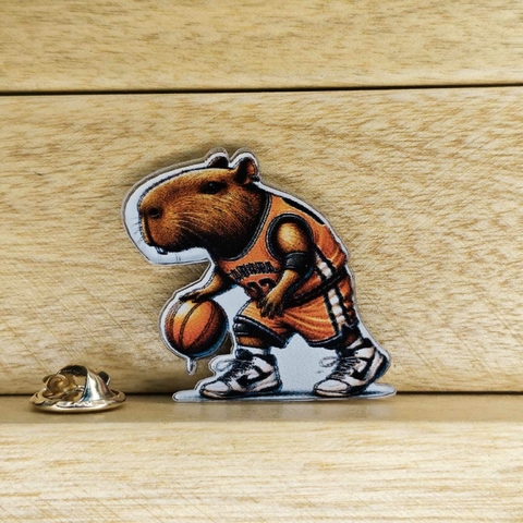 Pin Capibara Basquetbolista 2 - comprar en línea