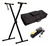 Kit P/ Teclado + Suporte X/ Capa Simples/ Pedal De Sustain - comprar online