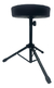 Banco Redondo P/ Bateria Sm-021 Smart Com Assento De Couro Cor Preto - comprar online
