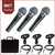 Kit De 3 Microfones Dinâmico Mxt Btm-58a + Maleta + Cabos Cor Preto - comprar online