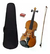 Violino Estudante Completo C/ Estojo Arco 1/2 Dominante 9648 Cor Madeira na internet