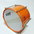 CAIXA MALACACHETA GOPE ALUM. 20CMX12" 6 AFIN. C/BORDAO 4 FIOS LUMINIX LARANJA (BAL2012MXLR)