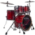 BATERIA ODERY EQUALIZER LACQUER SERIES EQ200 C/ FERRAGENS - PURE RED TREES