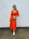 VESTIDO JAQUELINE - LARANJA - comprar online