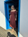 VESTIDO JAQUELINE - MARROM - comprar online