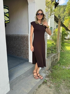 VESTIDO ANTONIA - MARROM - comprar online