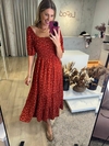 VESTIDO JAQUELINE - TERRACOTA - comprar online