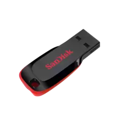 Pendrive Usb Sandisk 64Gb Blade 2.0 Negro y Rojo