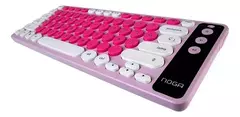 Teclado Noga NKB-Q30 Inalámbrico Rosa con Soporte para Celular en internet