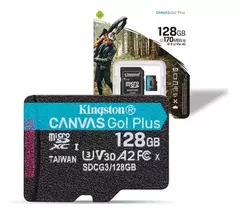 Memoria SD Kingston GO Plus- 128GB SDXC - Especial para Drones o Cámaras Externas - tienda online