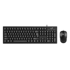 Kit de Teclado y Mouse Genius KM-100SE Conexión Usb Black en internet