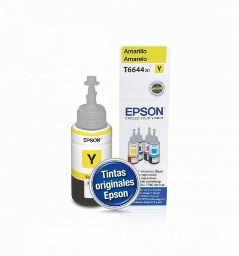 Botella de Tinta Epson T664240-Al Amarilla