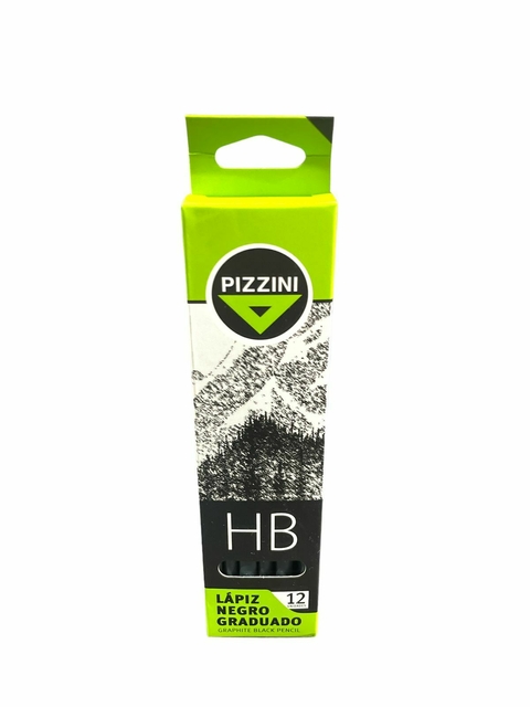 LAPIZ NEGRO PIZZINI X12 HB Y GRADUACIONES