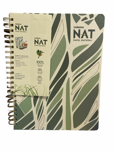Cuaderno Nat T/dura x 100 hjs.