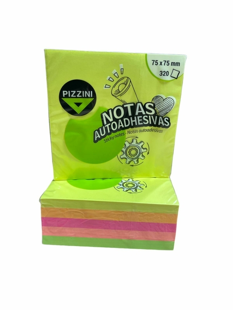 nota adhesiva 75 x 75 Fluo x 320 H. PIZZINI