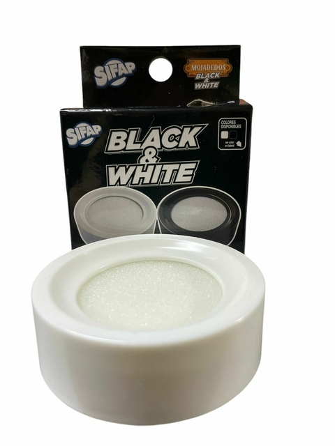 Mojadedo Plastico Sifap Blanco/Negro