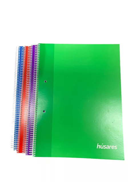 Cuaderno universitario Husares 29/7 (A4) x 80 hjs pack x 12 unid