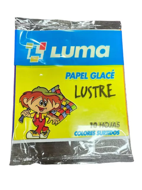 PAPEL GLACE LUSTRE 10X10 (paq.X10 unidades