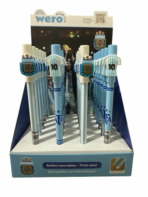 Boligrafo Roller Borrable personajes Wero ARGENTINA - comprar online