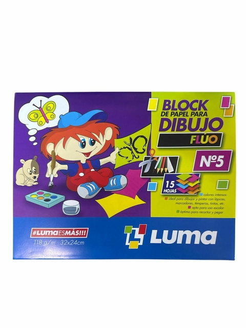 Block de Dibujo (Luma) Fluo N.5