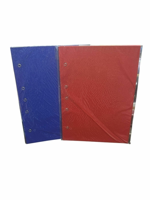 CARPETA 2 TAPAS (A4) FORRADA PVC (LAMA)