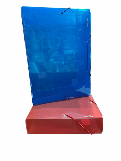 Caja Plástica c/elástico A4 (6cm) - comprar online