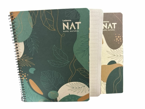 Cuaderno Ledesma Nat 21/27 x 80 hjs. T/semirigida rayado
