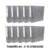 BIBLIORATO ECONOMICO GRIS A4 PACK X 10 UNIDADES