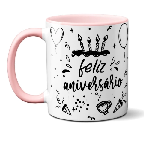 Caneca Feliz Aniversário Atacado Revenda - comprar online