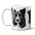 Caneca Cachorro Raça Border Collie