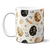 Caneca Chocolate Caneca Páscoa Ovos Cenoura