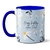 Caneca Aniversário Happy Birthday Azul Atacado Revenda