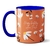 Caneca Aniversário Happy Birthday Laranja Atacado Revenda