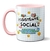 Caneca Profissão Colorida Assistente Social Masculino Atacado Revenda