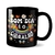 Caneca Divertida Bom Dia Caralho Preto Atacado Revenda na internet